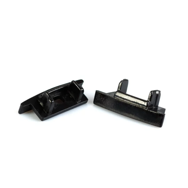 LED aluminium profil végzáró (41011hez) - 2 db - fekete Phenom 41011E-BK