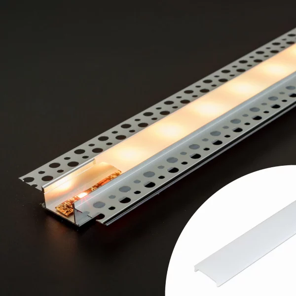 LED alumínium profil takaró búra - opál - 1000 mm (41026A1-hez) Phenom 41026M1