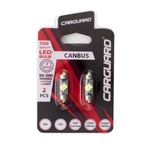 Autós LED - CAN133 - sofita 39 mm - 240 lm - can-bus - SMD - 3W - 2 db / bliszter Carguard 50780