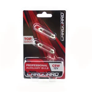 Autós izzó - BAA102 sofit - 35 x 10 mm - C5W-12V-5W - 2 db / bliszter Carguard 50801
