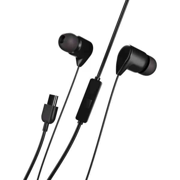 Maxell BASS13 vezetékes fülhallgató - fekete - USB-C (EB10) Maxell 52048