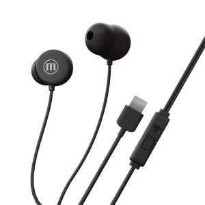 Maxell vezetékes fülhallgató - fekete - USB-C (INBAX) Maxell 52049
