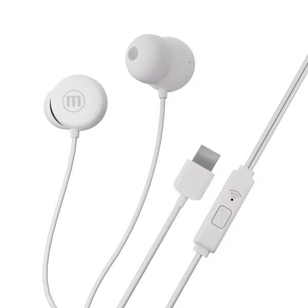 Maxell vezetékes fülhallgató - fehér - USB-C (INBAX) Maxell 52050