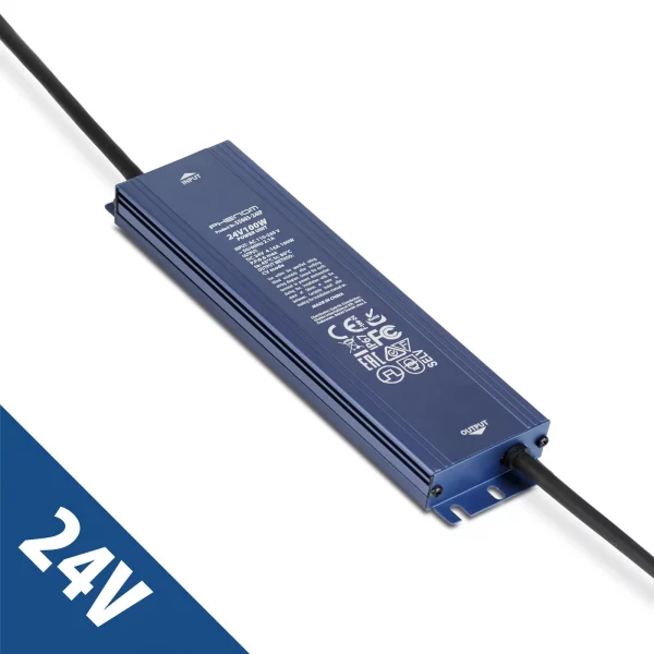 Hálózati stabilizált tápegység - 24V DC - 100W, 4,1A - IP67 Phenom 55003-24IP