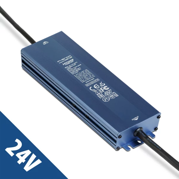 Hálózati stabilizált tápegység - 24V DC - 200W, 8,3A - IP67 Phenom 55007-24IP