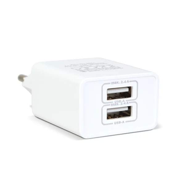 USB Hálózati adapter Delight 55039-2WH