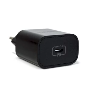 Adapter - Type-C - gyorstöltő, PD20W - fekete Delight 55040BK