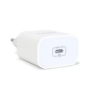 Adapter - Type-C - gyorstöltő, PD20W - fehér Delight 55040WH