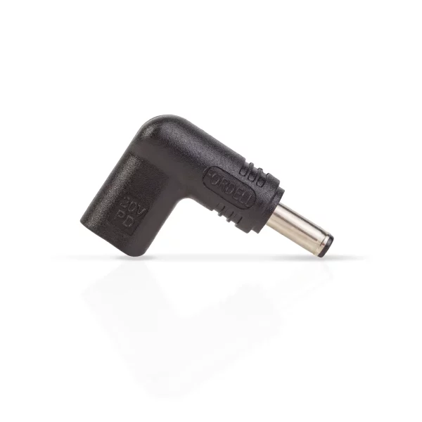 Adapter fej - Type-C -> DC 4.5 x 3 mm - DELL - 20V Delight 55063D