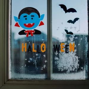 Zselés ablakdekor - halloween Bewello 55204H