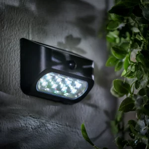 Mozgásérzékelős szolár lámpa - 14 x 6,5 x 10 cm - 8 x SMD LED Garden of Eden 55282