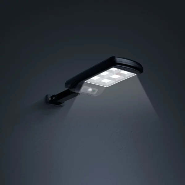 Mozgásérzékelős szolár reflektor - fali - 6 LED Phenom 55290