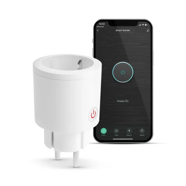 Smart konnektor - fogyasztásmérővel - Amazon Alexa, Google Home, Siri, IFTTT kompatibilitás Delight 55359B