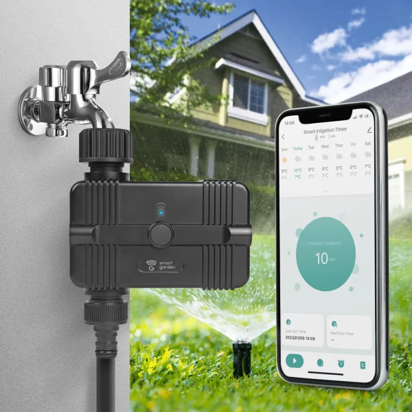 Smart öntözésvezérlő - Wi-Fi - 3/4" - max 1700L/h - 4 x AA Garden of Eden 55399