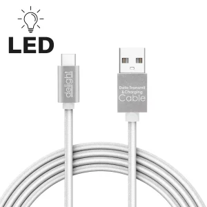 Adatkábel - USB Type-C Delight 55442C-WH