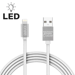 Adatkábel - iPhone "lightning" Delight 55442I-WH