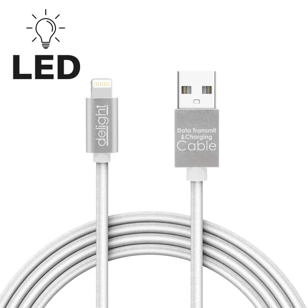 Adatkábel - iPhone "lightning" Delight 55442I-WH