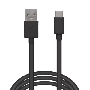 Adatkábel - USB Type-C - fekete - 1 m Delight 55550BK-1