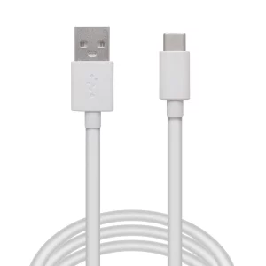 Adatkábel - USB Type-C - fehér - 1 m Delight 55550WH-1