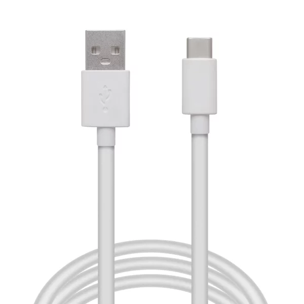 Adatkábel - USB Type-C - fehér - 1 m Delight 55550WH-1