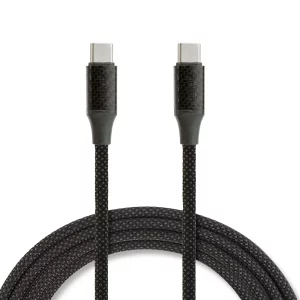Adatkábel - Type-C / Type-C - mágneses - fekete - 1m - 3A - 60W Delight 55551BK-1