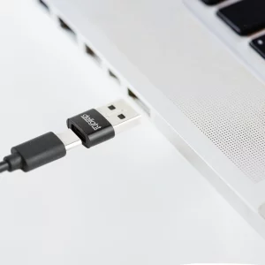 Adapter - Type-C / USB-A - 2,4A - 5V Delight 55556BK