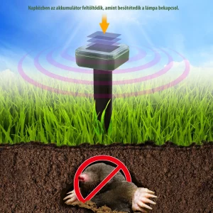 Leszúrható szolár kártevő riasztó    Garden of Eden 55635B