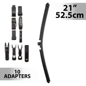 Ablaktörlő 21"/52,5 cm - 10 db adapterrel Carguard 55741N
