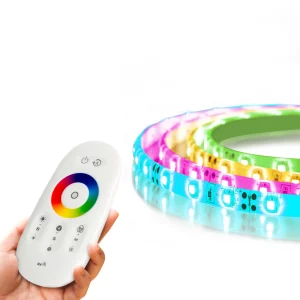RGB LED szalag - "MagicControl" - 5 m - 100+ program, érintős távirányító - IP65 Phenom 55843