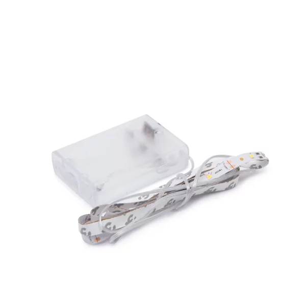 LED szalag - melegfehér - 1 m - 3 x AA elemes Family 55884