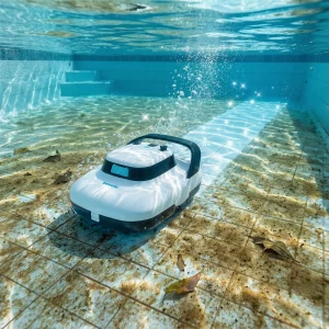 Medencetisztító robot - vízszintes felületre - 40W - 106 μm - 6000 mAh - fehér Bewello 56441