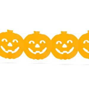 Halloween-i papír girland - tök - 3 m Family 56509A