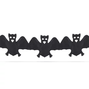 Halloween-i papír girland - denevér - 3 m Family 56509B