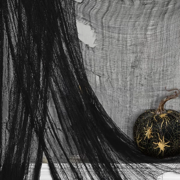 Halloween-i függöny - fekete, szövet - 180 x 75 cm Family 56547A
