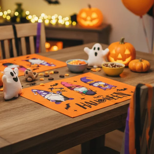 Halloween-i dekoráció - tányéralátét - manós - 46 x 32,5 cm 56597