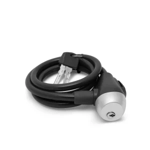Kerékpár sodrony lakat - 10 mm / 120 cm - fekete Wheel Zone 57077BK