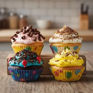 Muffin papír szett - party - 100 db / csomag Bewello 57168D