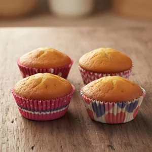 Muffin papír szett - szív - 100 db / csomag Bewello 57168H