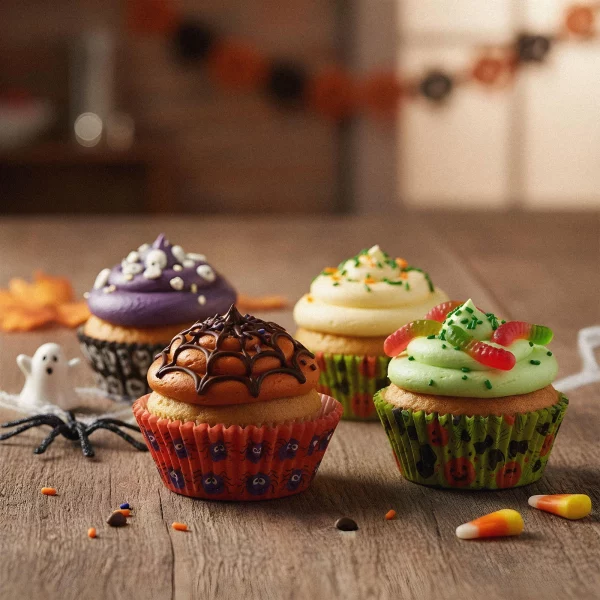 Muffin papír szett - halloween - 100 db / csomag Family 57168W