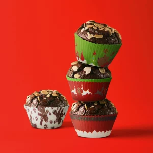 Muffin papír szett - karácsonyi - 100 db / csomag Family 57168X