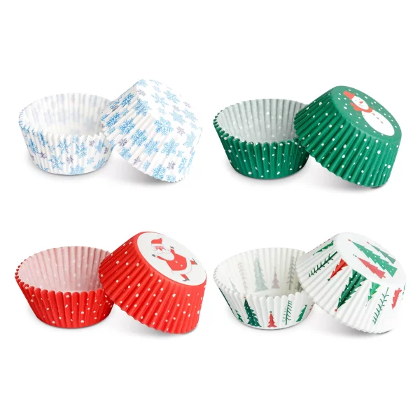 Muffin papír szett - karácsonyi - 100 db / csomag Family 57168Z