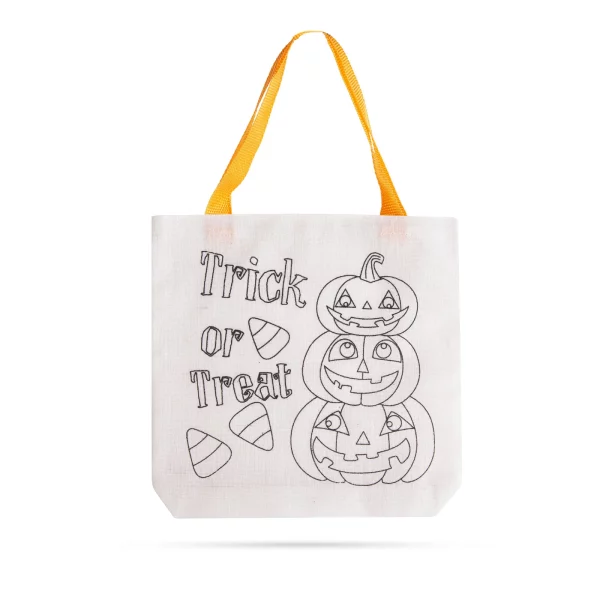 Színezhető ajándéktáska - halloweeni tök - 4 filccel Family 57318A