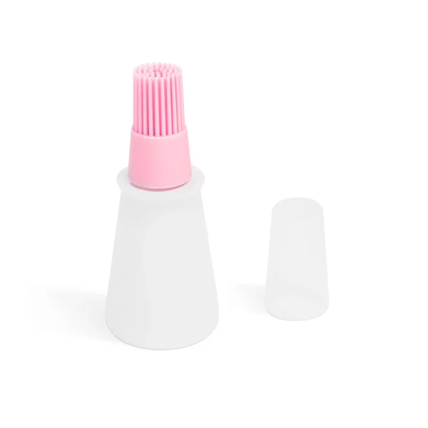 Szilikon olajozó ecset - 60 ml - rózsaszín Bewello 57518PK
