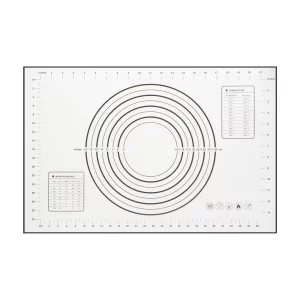 Szilikon nyújtólap - mérettáblázattal - 60 x 40 cm Bewello 57520