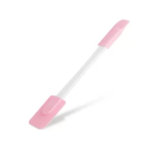 Szilikon spatula - rózsaszín, kétoldalú - 24,5 x 4,5 cm Family 57528B