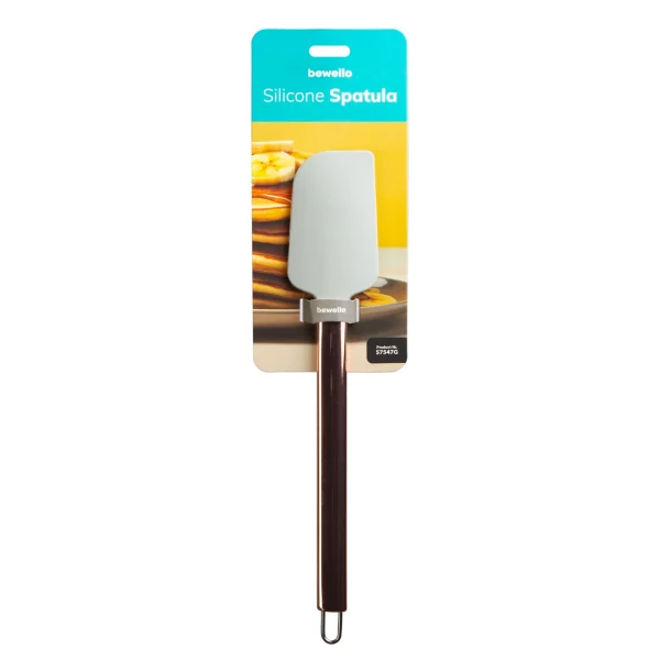 Szilikon spatula rozsdamentes nyéllel - 29 x 5,2 x 1 cm Bewello 57547G
