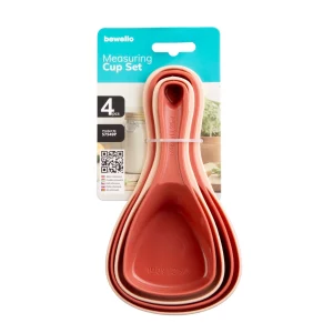Mérőkanál szett - műanyag - 17 x 9,3 x 6 cm - 4 db / csomag Bewello 57549P