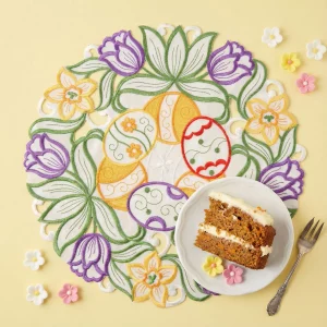 Húsvéti hímzett alátét - Ø35 cm 57976