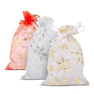 Organza ajándéktasak - 3 féle - 10 x 15 cm Family 58078A