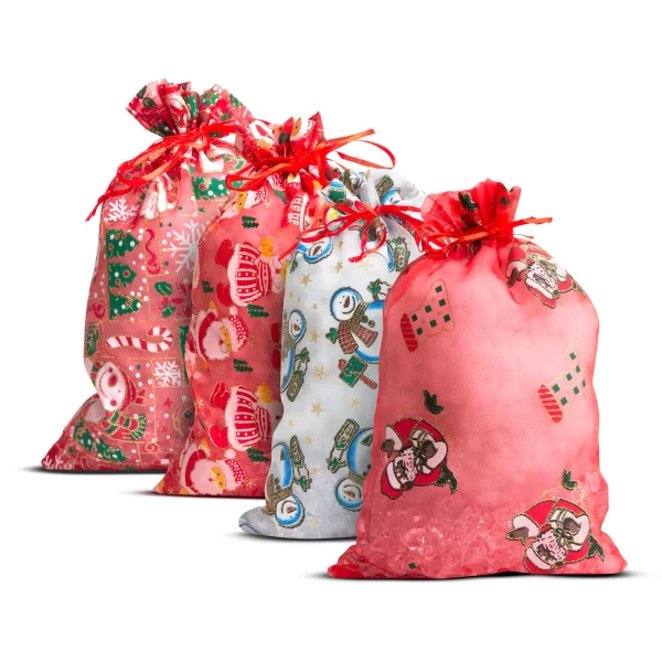 Organza ajándéktasak - 4 féle - 20 x 30 cm Family 58078B